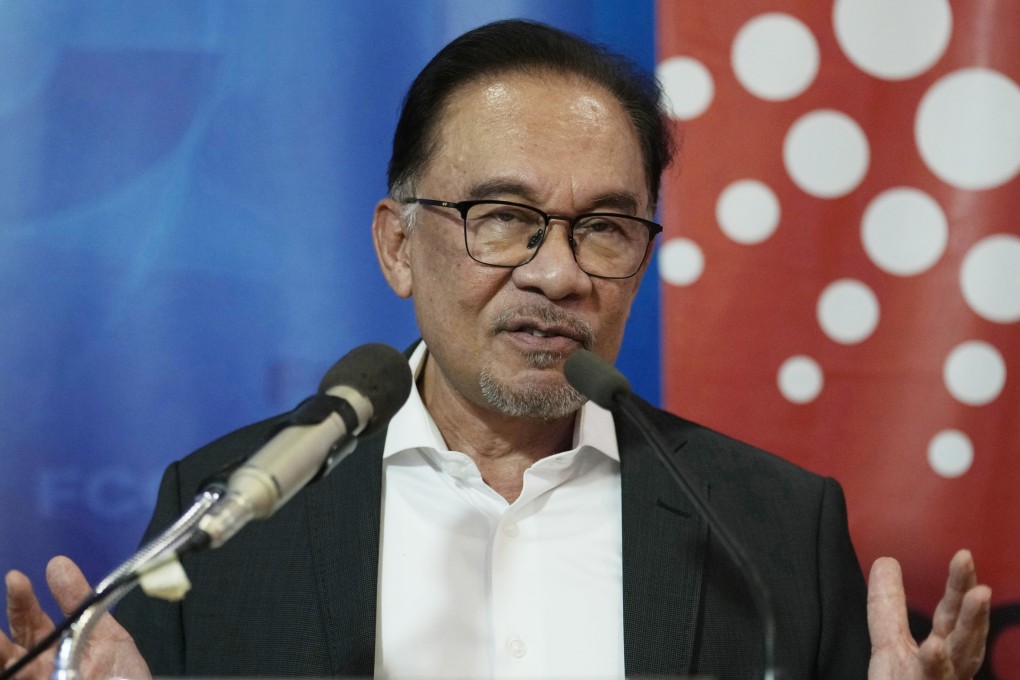 Malaysia opposition leaders Anwar Ibrahim believes his three-party alliance has a “fair chance” of winning next month’s general election. Photo: AP/File