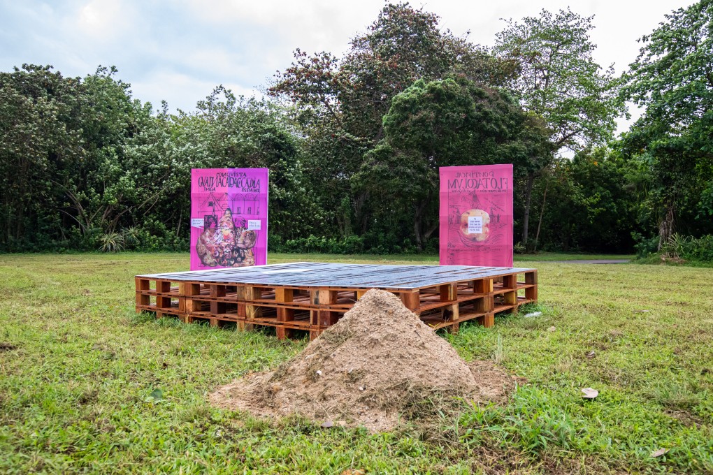Asa Sonjasdotter & Daniela Zambrano Almidon’s “Papitas Tarpuycha/Earthing Potatoes” (2011-ongoing), part of the Singapore Biennale 2022, which is showing art on several islands and at other unexpected locaions. Photo: courtesy of Singapore Art Museum