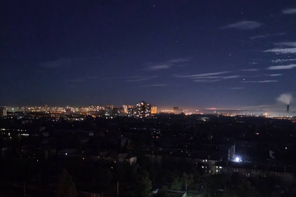Hundreds of thousands of Ukrainians are without power as major infrastructure is bombed by the Russians. Photo: AFP