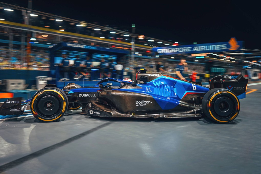 Nicholas Latifi in his Williams Racing car at the Singapore Grand Prix. Photos: Handout