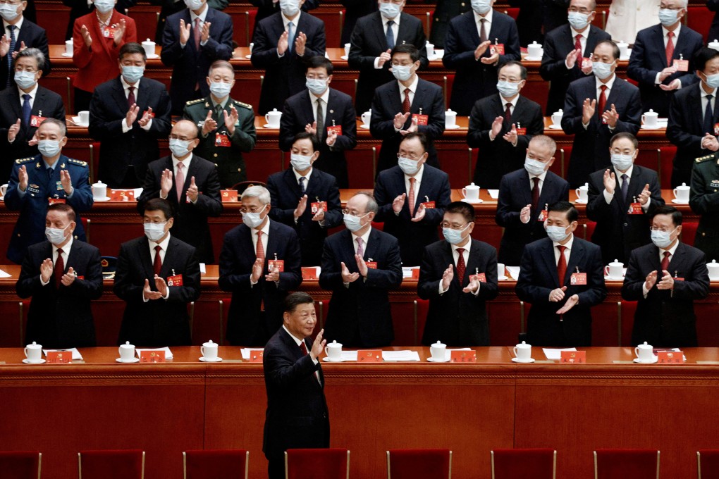 President Xi Jinping arrives for the opening ceremony of the Communist Party’s national congress at the Great Hall of the People in Beijing on October 16. Photo: Reuters