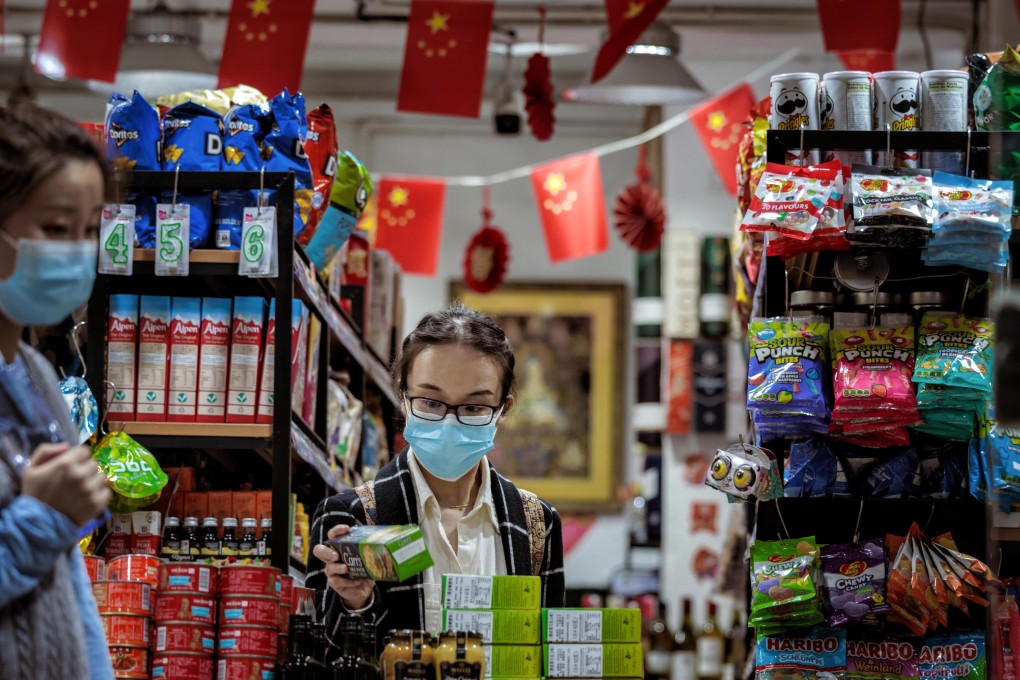 China’s retail sales missed expectations in September, rising by only 2.5 per cent, year on year. Photo: EPA-EFE