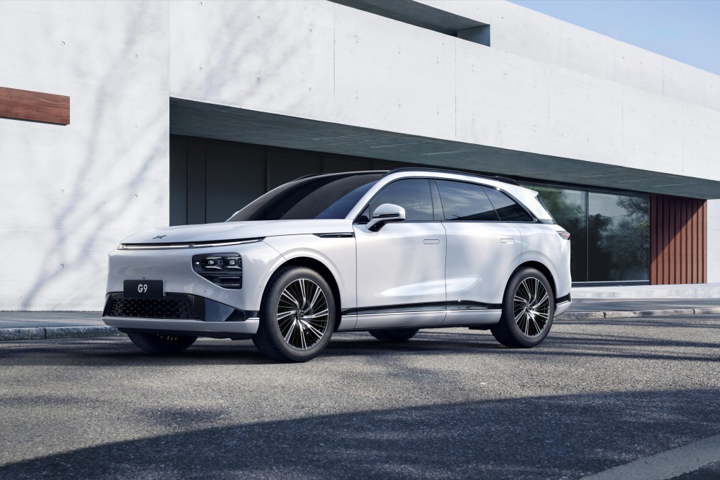 Xpeng Motors’ G9 SUV passed an autonomous driving test, a milestone toward launching a robotaxi service. Photo: Handout