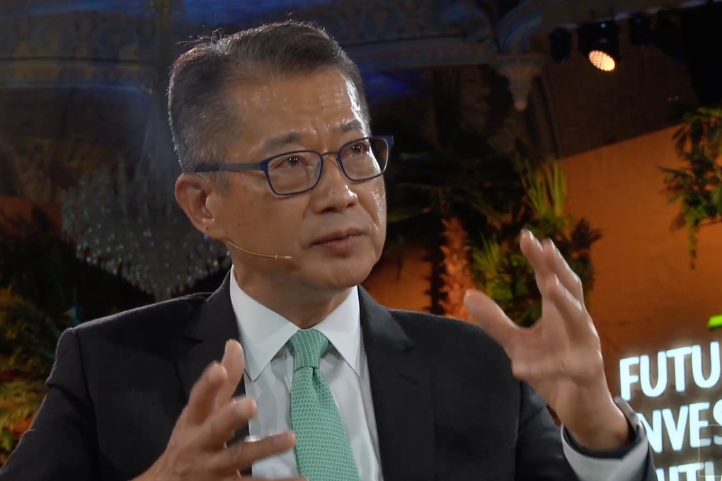 Financial Secretary Paul Chan told delegates 2023 will be ‘a year of hope and opportunities for Hong Kong.  Photo: SCMP Handout