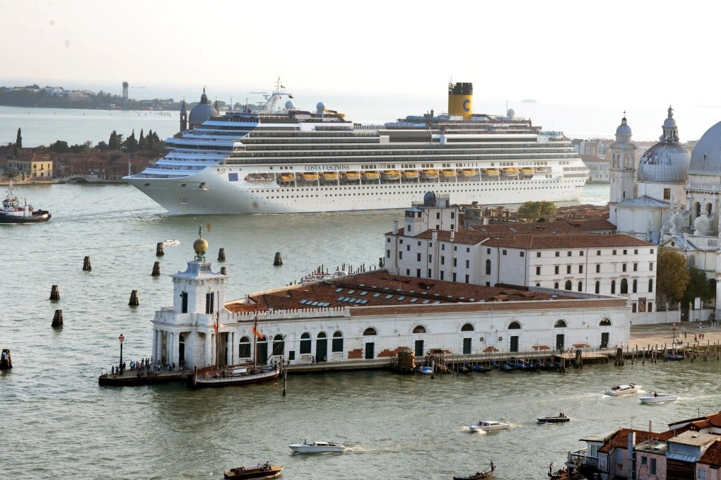 A Costa cruise ship in Venice. The cruise operator has decided to suspend operations in East Asia for the foreseeable future. Photo: Getty Images