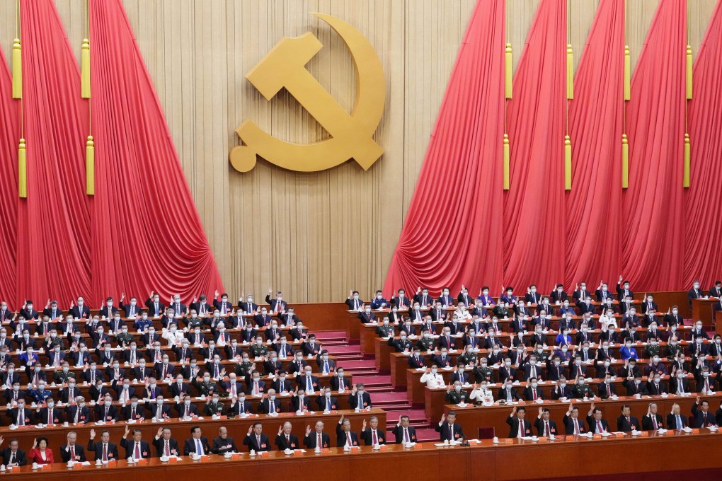 The closing ceremony of the Chinese Communist Party’s 20th national congress. Photo: Kyodo