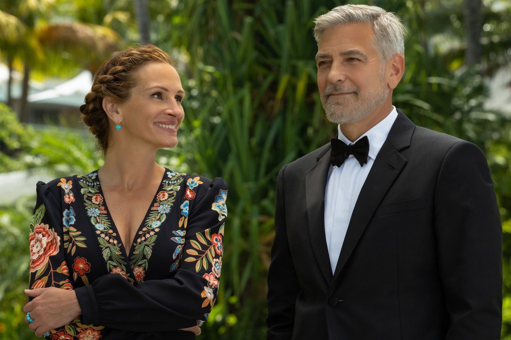 Julia Roberts (left) and George Clooney in a still from Ticket To Paradise, which had a stronger-than-expected opening weekend in the United States. Photo: TNS
