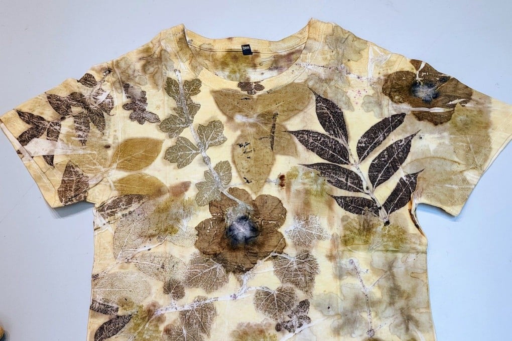 An ecoprint by Hong Kong-based Indonesian fashion designer Ika Butoni. Photo: Ika Butoni