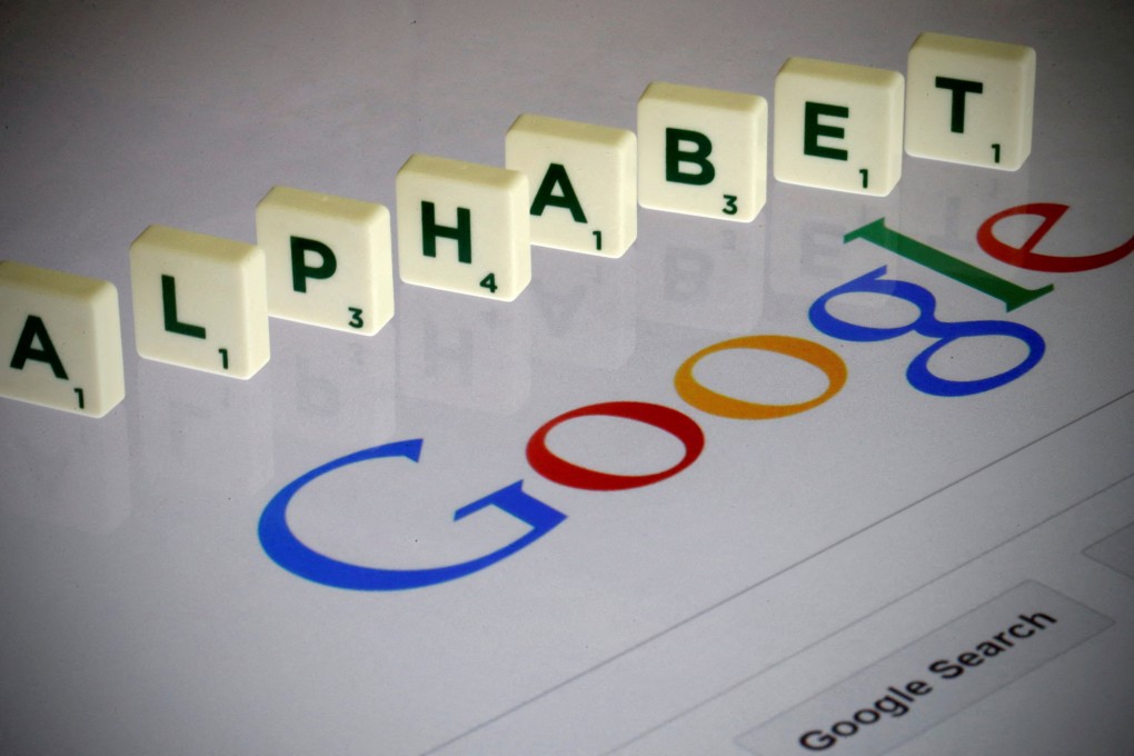 Letters spell the word “Alphabet” as they are seen on a computer screen with a Google search page in this photo illustration taken on August 11, 2015. Photo: Reuters