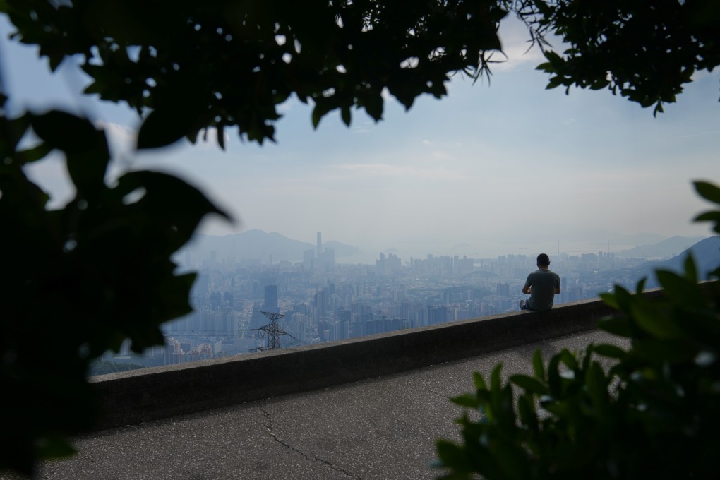 Air pollution is seen over Hong Kong from Kowloon Peak on September 6. Cutting carbon emissions from buildings should be our priority. Photo: Sam Tsang