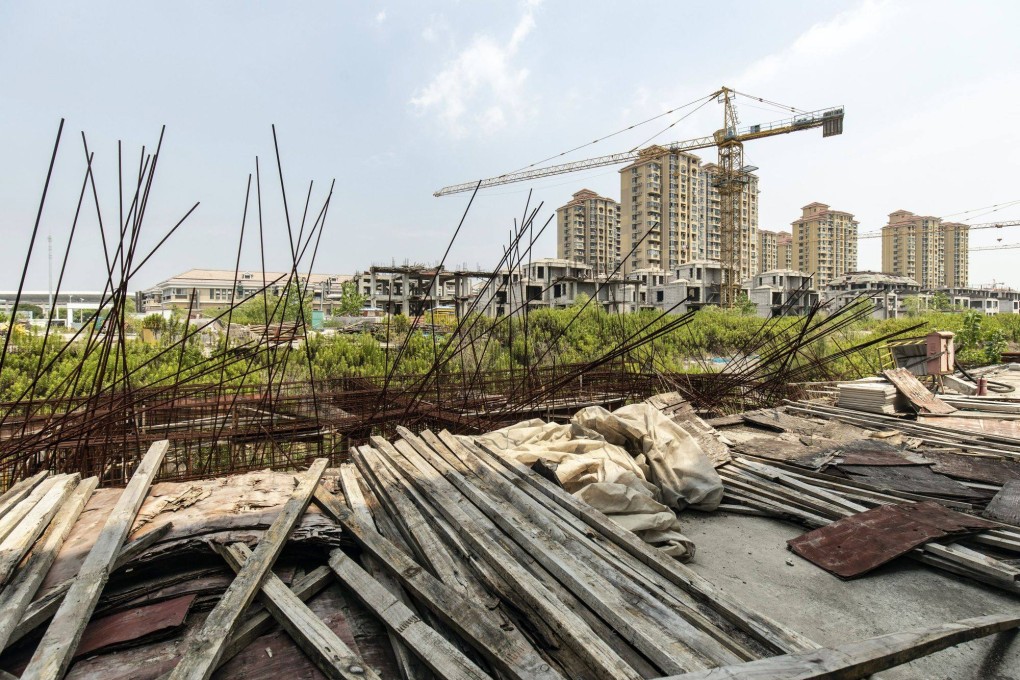 Residential buildings under construction at Tahoe Group Co’s Cathay Courtyard development in Shanghai on July 27. Prospects for Tier 1 cities have improved, while lower tier cities continue to struggle. Photo: Bloomberg