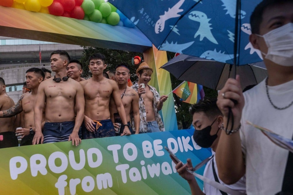 The Pride parade in Taipei, Taiwan, cemented the island’s status as a regional leader LGBTQ+ rights. Photo: Bloomberg