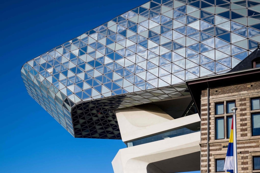 The headquarters of the port authority in Antwerp. The minority stakes Cosco holds in the port there and in Zeebrugge have become a point of debate in Belgium. Photo: BELGA/AFP