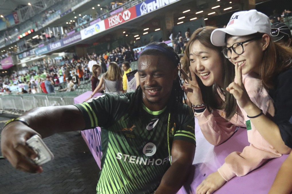 South Africa’s most-capped player Branco Du Preez is back in the squad for the 2022 Hong Kong Sevens. Photo: Edward Wong