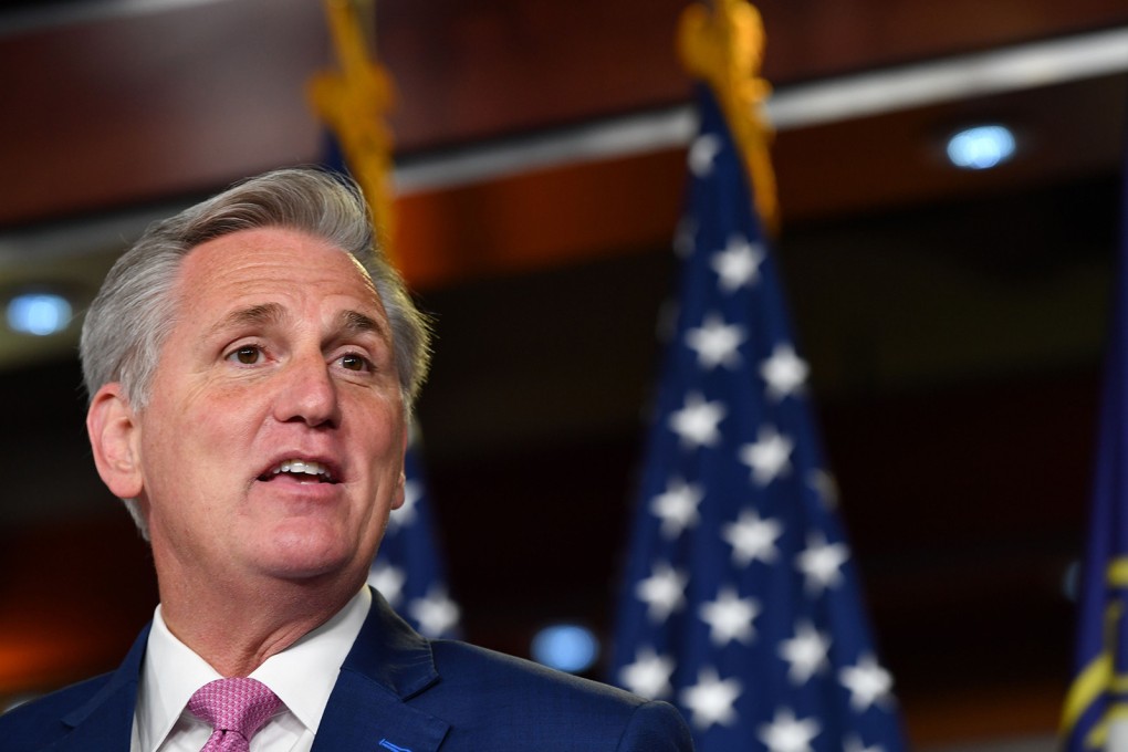 Kevin McCarthy, minority leader in the US House of Representatives, pledged to “look at every industry that China has tried to take control of”. Photo: TNS