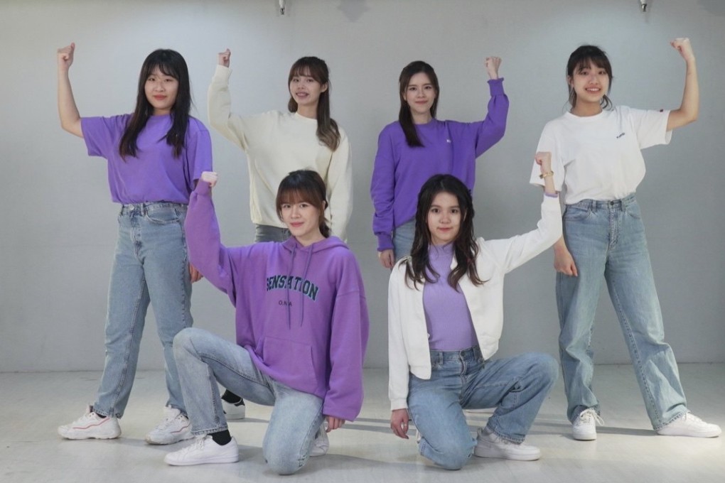 Chocomint HK are a Hong Kong-based cover dance crew who are taking part in “K-pop in public”, a popular trend on social media platforms such as YouTube. Photo: Chocomint HK