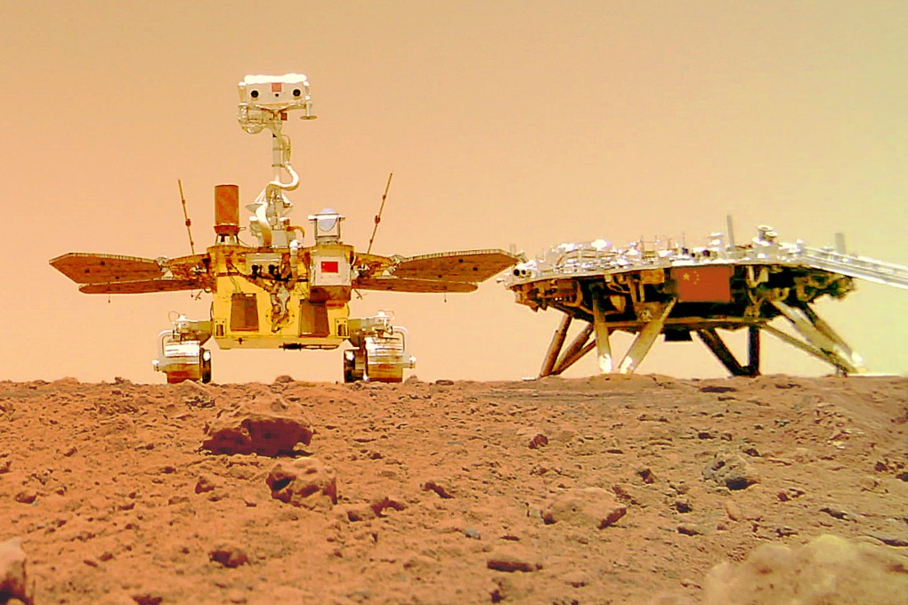 China’s Zhu Rong rover has been roaming the red planet for more than a year. Photo: Xinhua