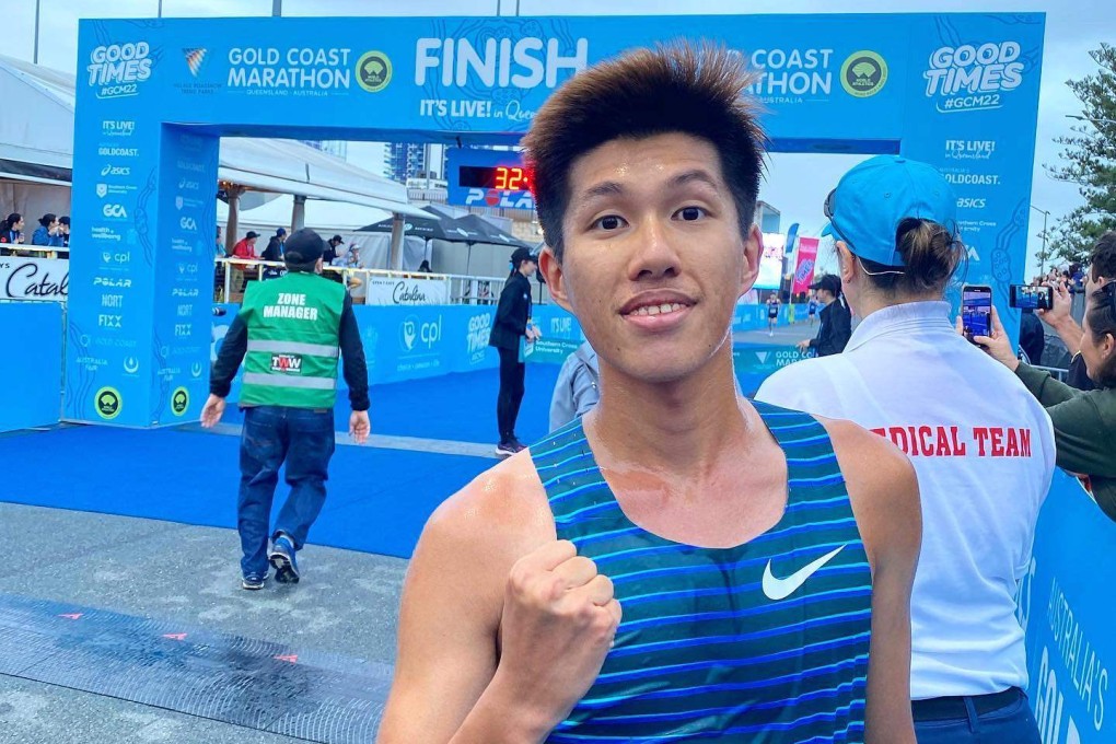 Wong Wan-chun became the first Hongkonger to run a 10km race in under 30 minutes at the Gold Coast 10k in Australia. Photo: Facebook/ Wong Wan-chun