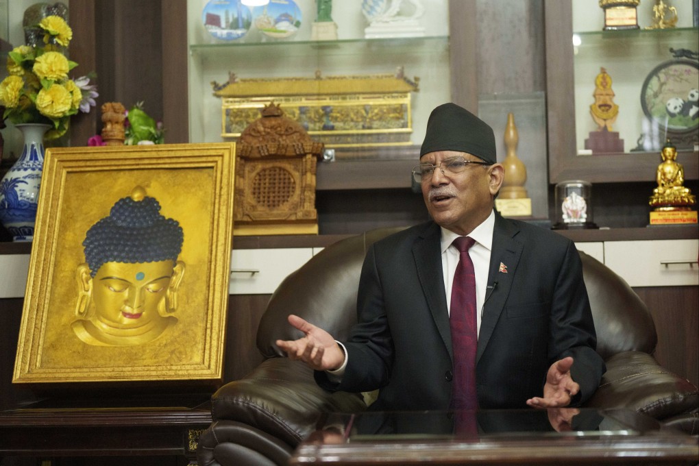 Nepal’s Maoist communist party leader Pushpa Kamal Dahal and the alliance of ruling parties is pledging to provide a stable government. Photo: AP
