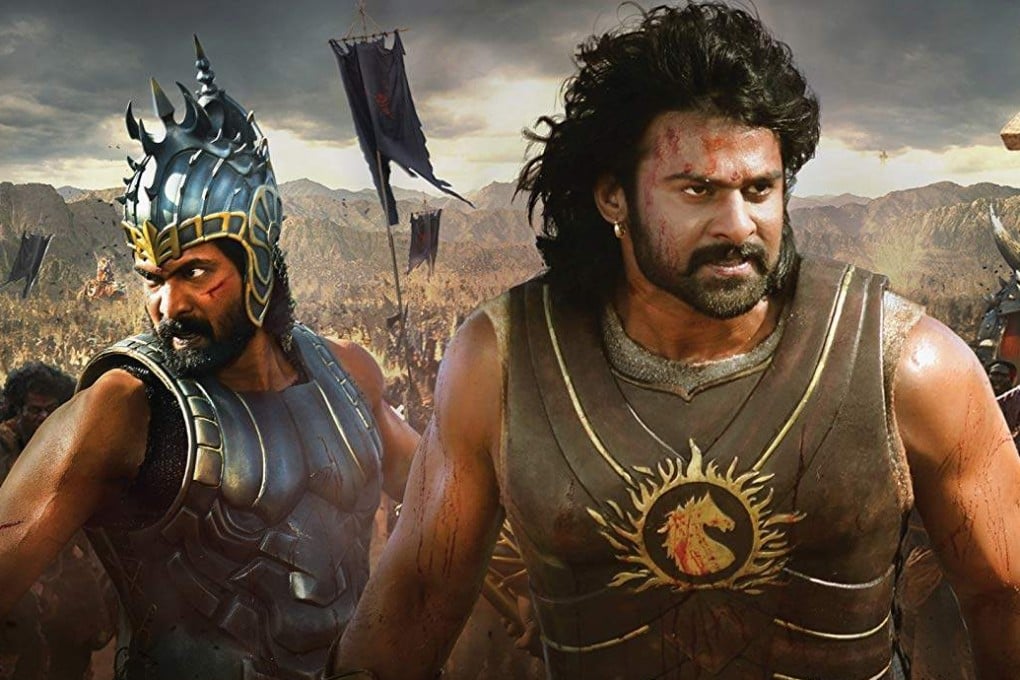 Prabhas (right) and Rana Daggubati in a still from Bahubali: The Beginning (2015). Photo: Arka Media Works