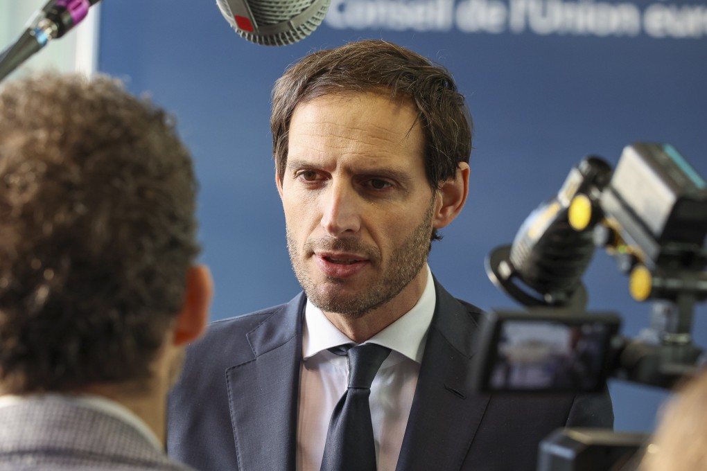 Dutch Foreign minister Wopke Hoekstra speaks to the media in Luxembourg in October. Photo: EPA-EFE