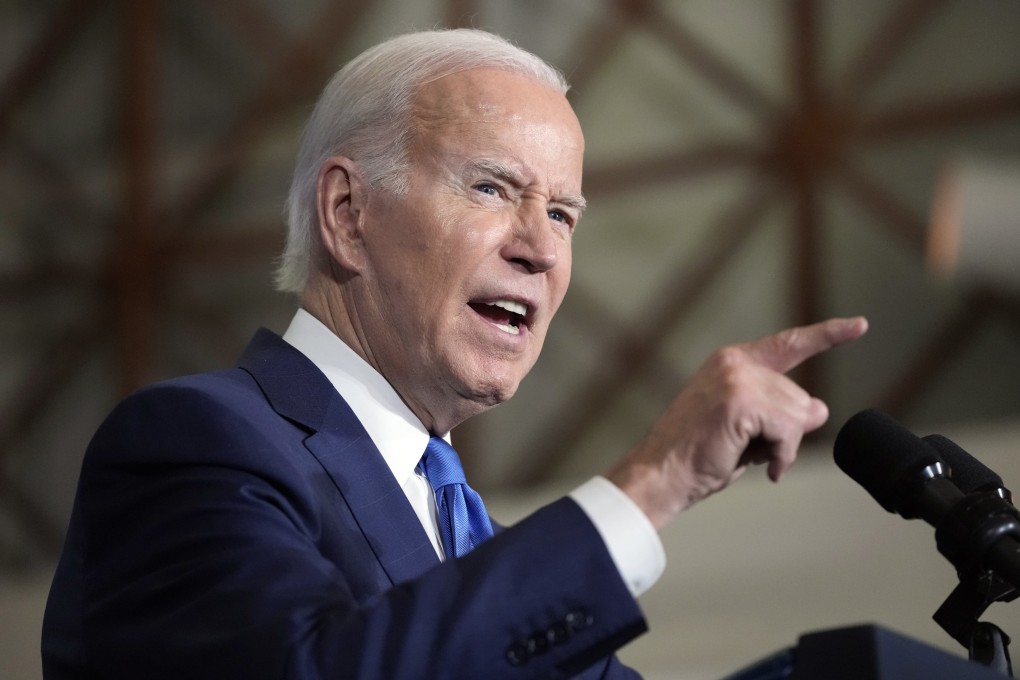 President Joe Biden speaks about threats to democracy ahead of next week’s US midterm elections. Photo: AP