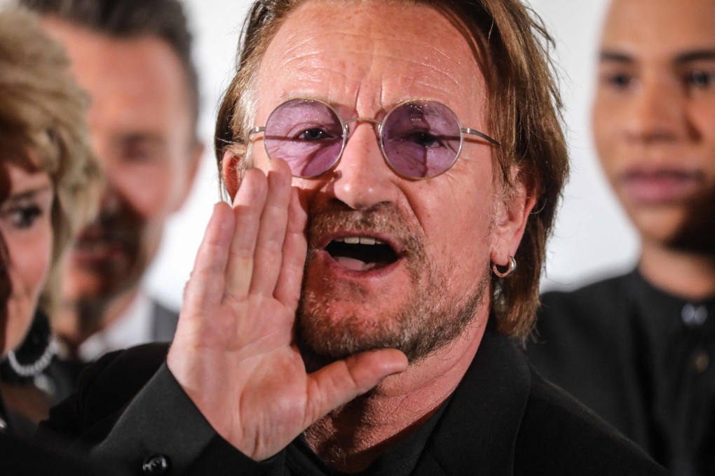 Bono no glasses on sale