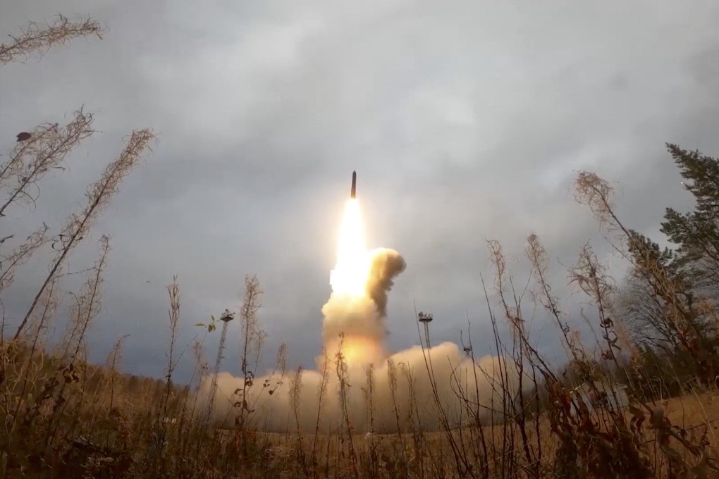 Russia tests its Yars intercontinental ballistic missile launched during exercises held by the country’s strategic nuclear forces at the Plesetsk Cosmodrome in October. Photo: Russian Defence Ministry via Reuters