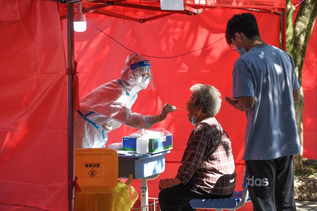 A number of cities and districts across China are now charging for Covid tests to cover mounting costs. Photo: Xinhua