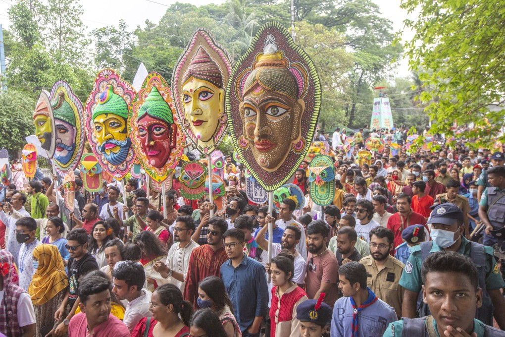 Bangladesh celebrates Pahela Baishakh, the first day of the first month of the Bangla calendar year, in Dhaka, on April 14. Photo: EPA-EFE