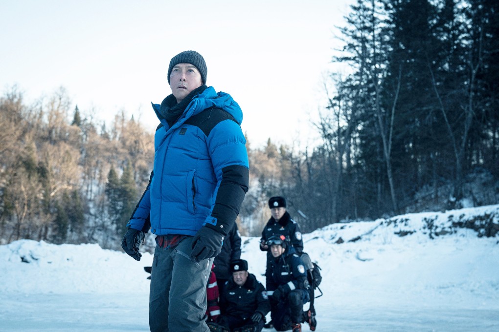 Donnie Yen in a still from Come Back Home, in which he plays a father who abandons his young son on a snowy mountain to teach him a lesson, triggering a desperate search. Cecilia Han co-stars and Lo Chi-leung directs.