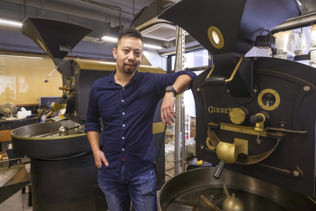 Alchemy founder Peter Ambrose Law, at the firm’s roastery in Hong Kong. Photo: Jonathan Wong