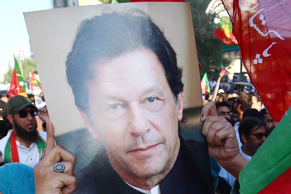 Supporters of Imran Khan shouted slogans during a protest the day after Pakistan’s former prime minister suffered a gunshot wound. Photo: EPA-EFE