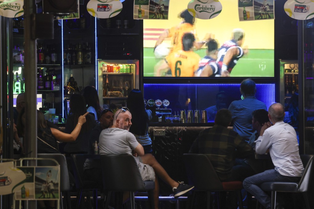 Bar owners in Wan Chai are not optimistic that the weekend rugby tournament will translate into big crowds. Photo: Jonathan Wong