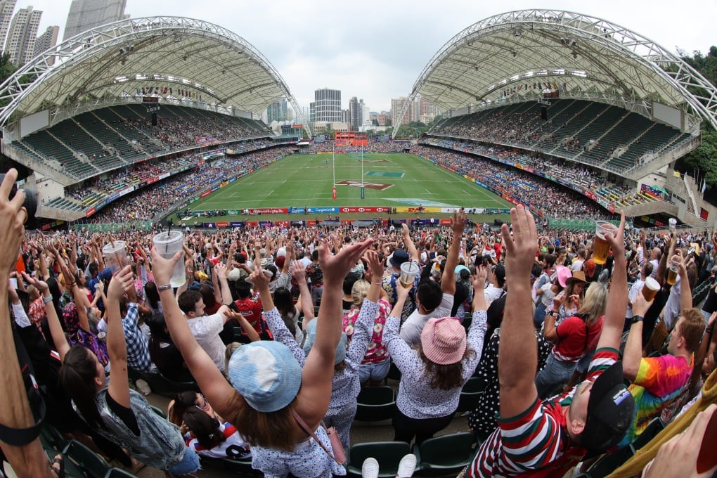 Fans on the last day of the Hong Kong Sevens. Photo: Yik Yeung-man
