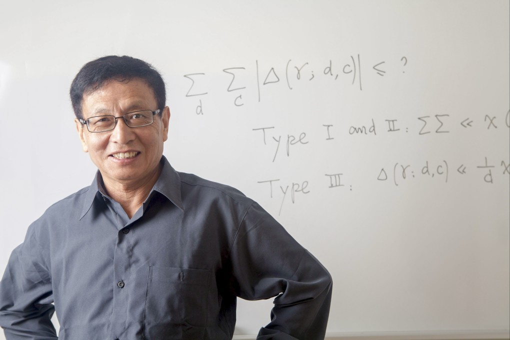 Dr. Zhang Yitang, who has a reputation for solving perplexing equations, is set to reveal his latest work soon, and experts say it could have big implications for a branch of mathematics. Photo: Aynsley Floyd