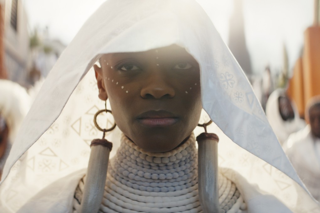 Letitia Wright as Shuri in a still from Black Panther: Wakanda Forever. Familiar faces and new stars appear in the Marvel film sequel. Photo: Marvel Studios