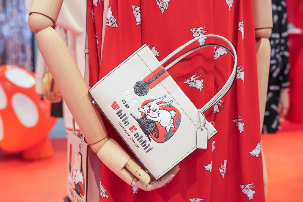 Coach has tied up the maker of White Rabbit candy to launch a range of products, including handbags. Photo: Handout