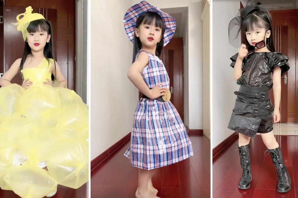 Rubbish fashion show: mother in China transforms garbage bags into 'high  fashion' for daughter's catwalk at home  video viewed more than 5 million  times | South China Morning Post
