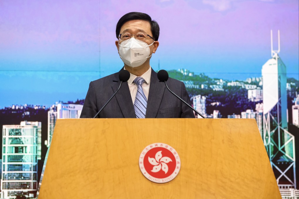 Hong Kong’s Chief Executive John Lee Ka-chiu describes the new mediation office plan as a vote of confidence in the city’s strength as a legal centre. Photo: K.Y. Cheng