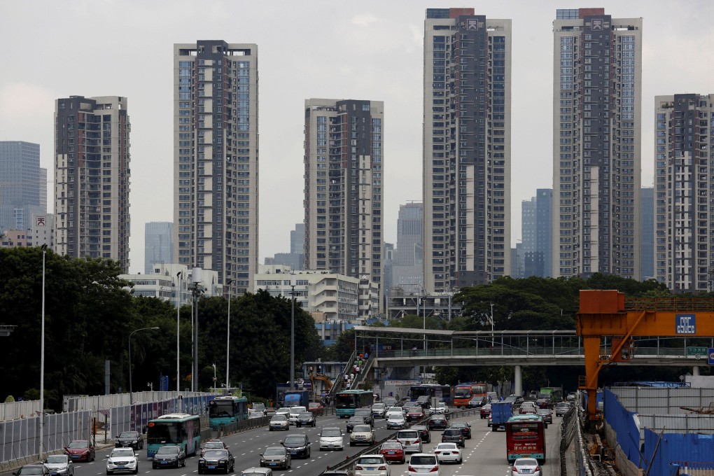 Apartment towers are seen in the southern Chinese city of Shenzhen. Photo: Reuters