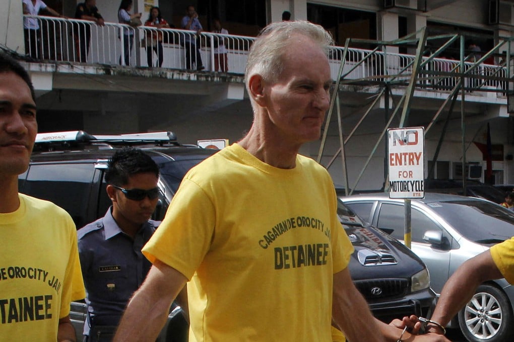 Australian Peter Gerard Scully pictured leaving court in the Philippines in 2015. Photo: AFP