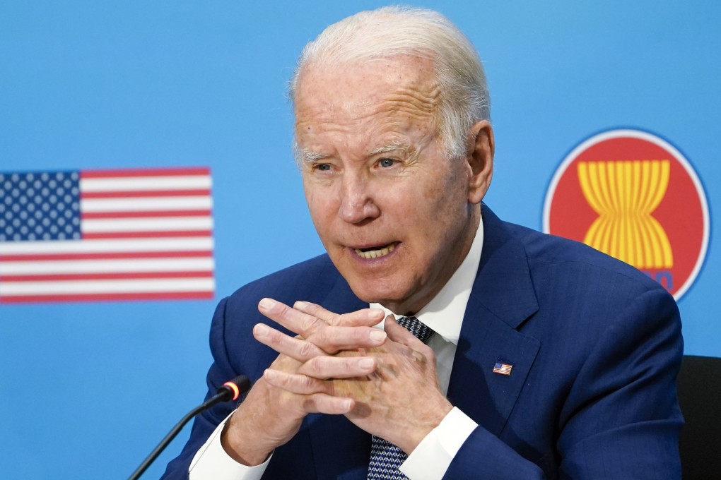 President Joe Biden participates in the U.S.-ASEAN Special Summit in Washington onMay 13, 2022. Photo: AP/File