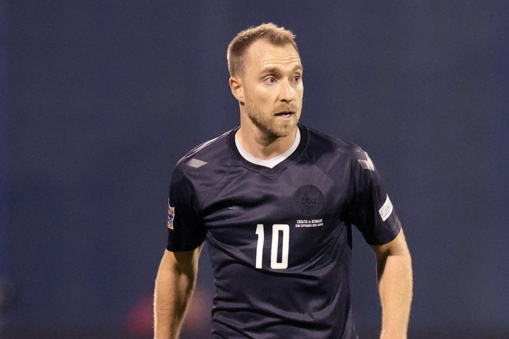 Denmark’s Christian Eriksen in action during the Uefa Nations League match against Croatia. Photo: AP