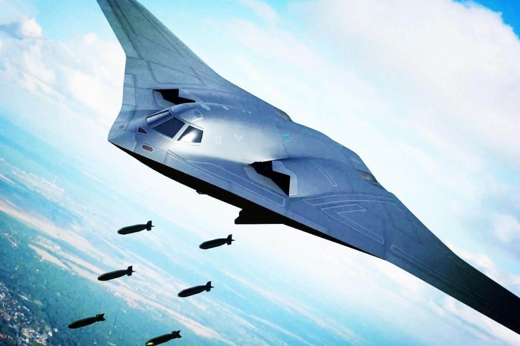 An artist’s impression of the likely features of an H-20 stealth bomber. Photo: Weibo