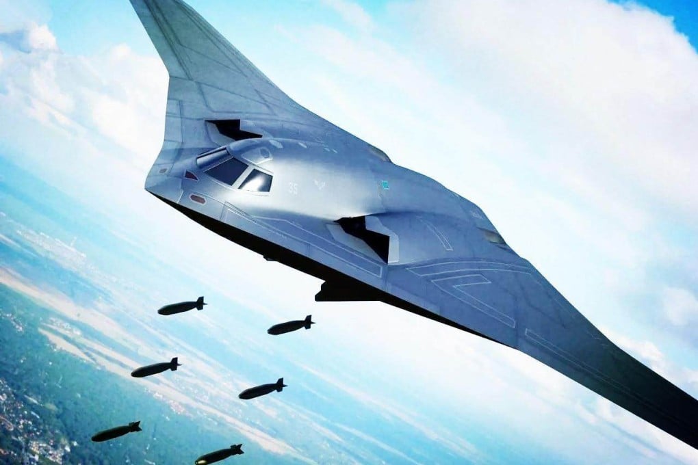 An artist’s impression of the likely features of an H-20 stealth bomber. Photo: Weibo