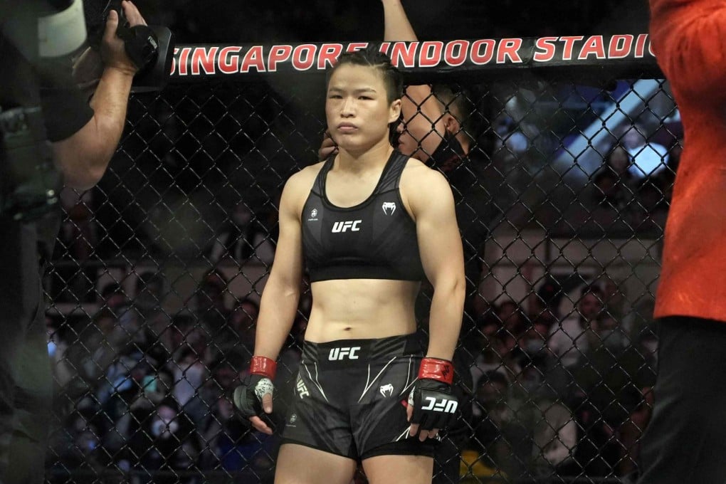 Zhang Weili ahead of her rematch against Joanna Jedrzejczyk at UFC 275 in Singapore. Photo: AFP