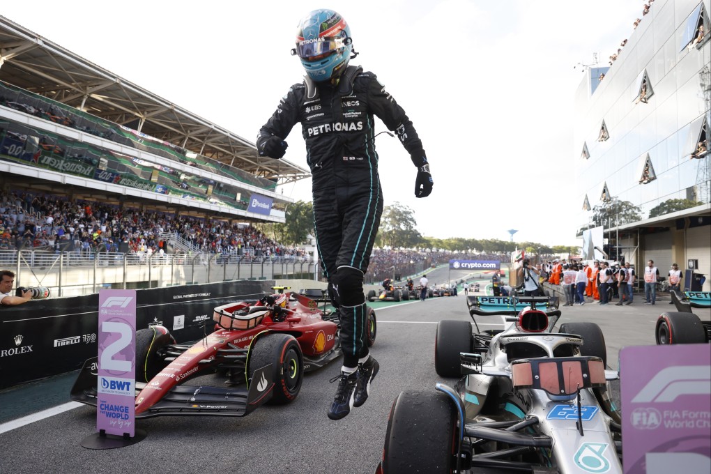 George Russell secured first place in the sprint race prior to the Brazilian Grand Prix in Sao Paulo. Photo: EPA-EFE