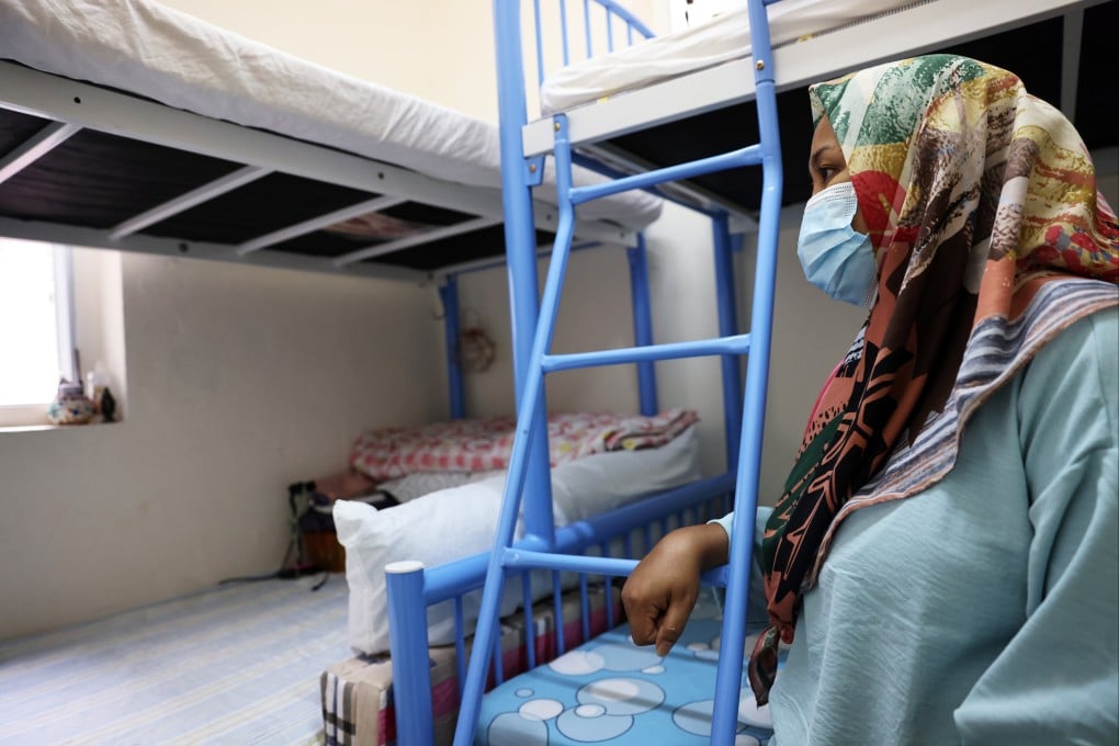 Kartika Puspitasari, a domestic helper who had been abused by her employer, gets support at the Bethune House Migrant Women’s Refuge. Photo: K. Y. Cheng
