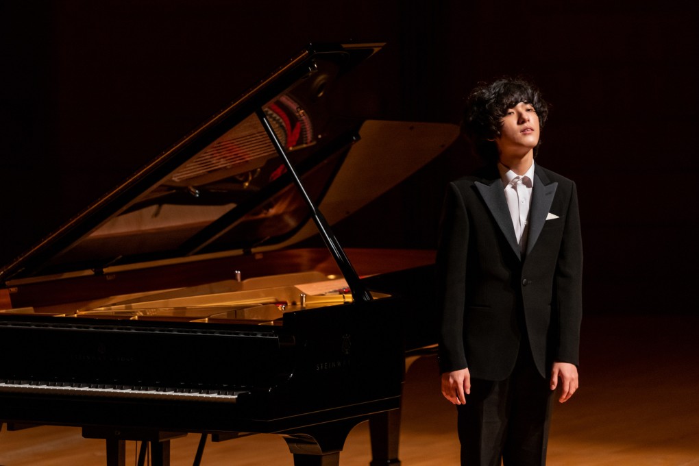 The 18-year-old South Korean pianist Yunchan Lim receives the applause of the audience in his debut recital in Hong Kong. Photo:  Kurt Chan @ HKU Muse